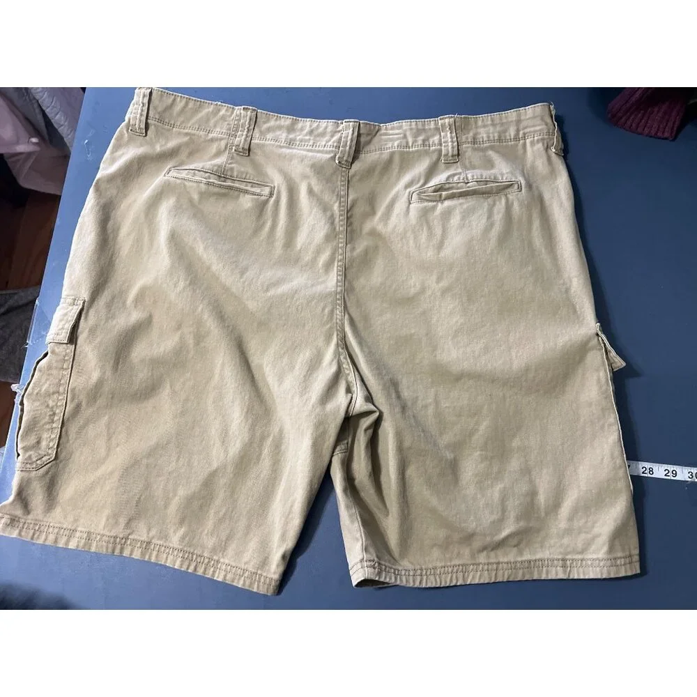 Mens Wrangler Outdoor Cargo Shorts SZ‎ 40 Outdoor Gorpcore Hiking Trail Beige